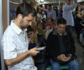 Campanha aborda má postura e uso exagerado de celular.(Imagem:Globo)
