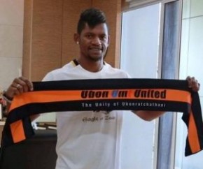 Vanderlei é apresentado por clube da Tailândia após passagem pelo River-PI este ano.(Imagem:Divulgação/Ubon UMT United)