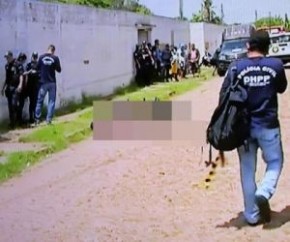 Homem é executado no bairro Matadouro no meio da rua.(Imagem:Divulgação)