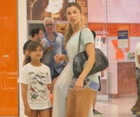 Grazi aproveita folga com a filha em shopping no Rio de Janeiro.(Imagem:Divulgação)