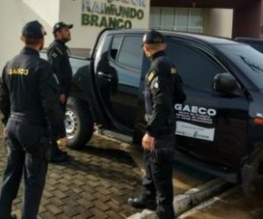 GAECO cumpre mandados de busca e apreensão em Floriano e outras cidades.(Imagem:MP-PI)