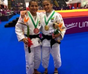 Sarah Menezes conquista medalha de bronze no Pan de Judô.(Imagem:Lara Monsores/CBJ)