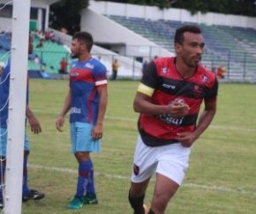 Eduardo pelo Flamengo-PI no Piauiense 2017.(Imagem:Renan Morais)