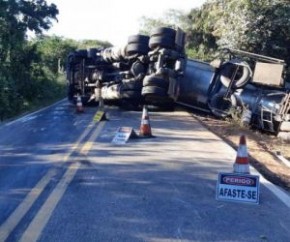 Rodovia da Morte é liberada após acidente no sul do Piauí.(Imagem:PRF)