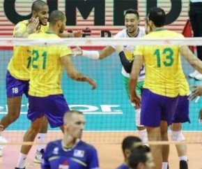 Classificado para a fase final, Brasil vence França de virada na Liga das Nações.(Imagem:Estadão Conteúdo)