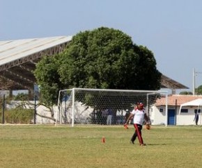 Estádio Pedro Alelaf, em Parnaíba, recebe Parnahyba e Portuguesa.(Imagem:Josiel Martins)