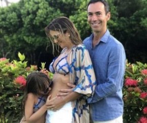 Ticiane Pinheiro e César Tralli anunciam gravidez.(Imagem:Instagram)