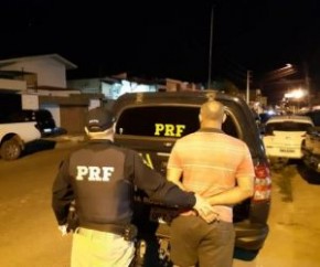 Foragido do estado de Goiás é preso pela PRF no Piauí.(Imagem:PRF)