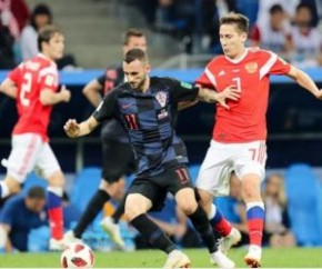 Croácia bate a Rússia nos pênaltis e agora pegará Inglaterra na semifinal.(Imagem:Folha Press)