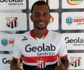 Atacante paulista Viola defendeu o Anápolis na Série D deste ano. Jogador é anunciado pelo River-PI.(Imagem:Anápolis)