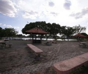 Fios de energia são furtados do Parque Lagoas do Norte e deixa espaço de lazer no escuro.(Imagem:Cidadeverde.com)
