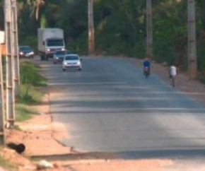 Falta de sinalização em obra parada preocupa moradores na capital.(Imagem:Divulgação)