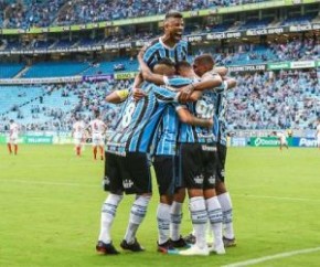 Grêmio vence o São Luiz com facilidade e enfrentará o Internacional na final.(Imagem:Divulgação)