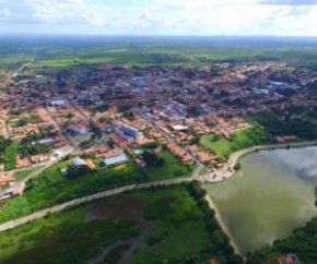 Criminosos arrombam agência dos Correios em Água Branca.(Imagem:Divulgação)