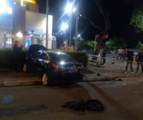 Tentativa de assalto em rede de fast food termina com um morto.(Imagem:CidadeVerde.com)