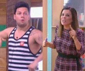 Mara Maravilha e Thiago Servo discutem feio em A Fazenda.(Imagem:MSN)