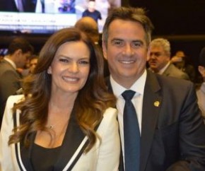 Ciro Nogueira e Iracema Portella(Imagem:Divulgação)