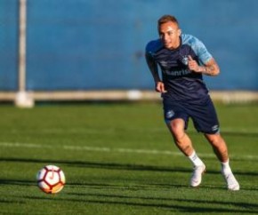 Grêmio busca virada contra o Estudiantes na Libertadores.(Imagem:LUCAS UEBEL/GREMIO FBPA)