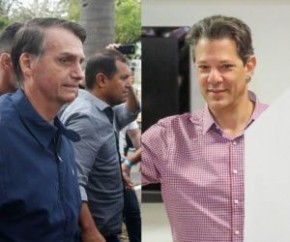 Jair Bolsonaro e Fernando Haddad disputam segundo turno.(Imagem:Cartacapital)