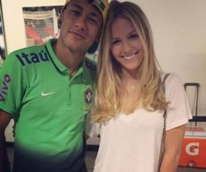 Neymar com Beatrice Bouchard em 2015.(Imagem:Reprodução/ Instagram)