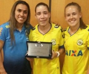Melhores jogadoras do Brasileirão Feminino foram homenageadas pela CBF em noite de festa.(Imagem:Bruna de Carvalho)