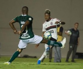 Flamengo cede empate ao Goiás e vê vantagem para o Palmeiras cair.(Imagem:Alexandre Vidal)