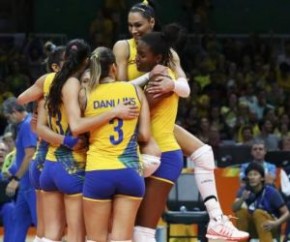 Seleção brasileira de vôlei feminino(Imagem:Yves Herman)