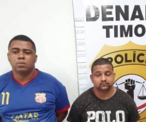 Denarc cumpre mandados e prende dupla em Timon(Imagem:Denarc)