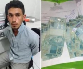 Homem é preso após aplicar golpe e furtar R$ 4 mil no interior do Piauí.(Imagem:Cidadeverde.com)