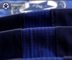 Detalhes do novo uniforme do Parnahyba.(Imagem:Divulgação)