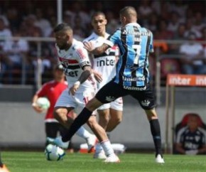 São Paulo empata com Grêmio e perde chance de colar nos líderes.(Imagem:Rubens Chiri)
