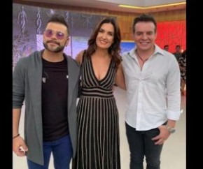 Fátima Bernardes rebate comentário machista de sertanejo ao vivo.(Imagem:Famosidades)