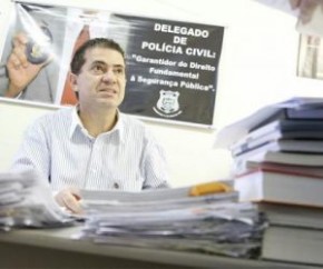 Delegado Emir Maia, titular da Delegacia de Repressão às Condutas Discriminatórias.(Imagem:Thiago Amaral)