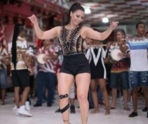 Às vésperas do Carnaval, Vivi Araújo sofre lesão no joelho.(Imagem:MSN)