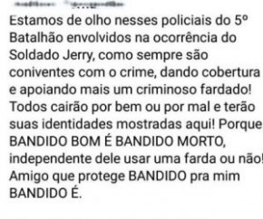 Corregedoria da PM irá apurar ameaças de internauta contra policiais no Piauí.(Imagem:Divulgação)