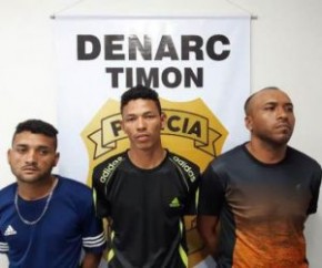 Denarc/Timon prende 3 acusados de tráfico na Rua do Papôco.(Imagem:Divulgação)