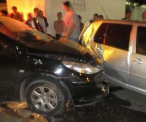 Automóveis se envolvem em colisão no bairro Ibiapaba.(Imagem:Divulgação)