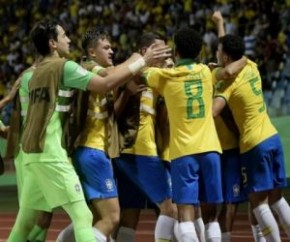Brasil vence Itália e pega França na semi do Mundial Sub-17.(Imagem:Estadão Conteúdo)