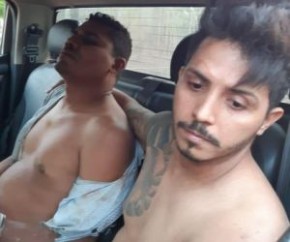 Polícia prende dupla e recupera carro roubado em Lagoinha-PI.(Imagem:Divulgação)