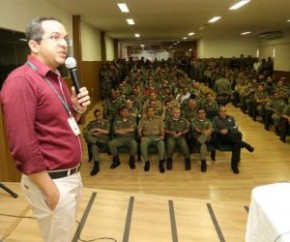 PM-PI lança Operação Eleições 2018 com palestra no Comando.(Imagem:PM-PI)