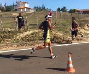 Paulo Vitor no trecho de corrida.(Imagem:Reprodução/Facebook)