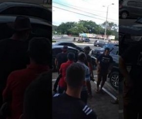 Vídeo mostra tiros por suposta briga de trânsito na avenida Raul Lopes.(Imagem:Cidadeverde.com)