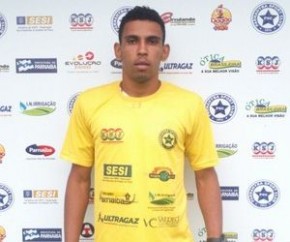 Allyson, goleiro titular do Parnahyba para o Campeonato Piauiense.(Imagem:Glaucio Resende)