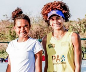 Genivânia e Letícia correm neste sábado na UFPI de olho em São Paulo.(Imagem:Roberta Aline)