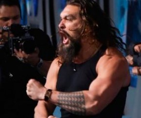 Jason Momoa, de Aquaman, quer ser o próximo Wolverine.(Imagem:Folha Press)