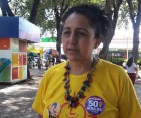 Sueli Rodrigues, candidata do PSOL.(Imagem:CidadeVerde.com)