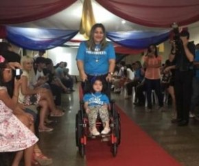 APIDI realiza desfile de mães e filhos com deficiências.(Imagem:Divulgação)