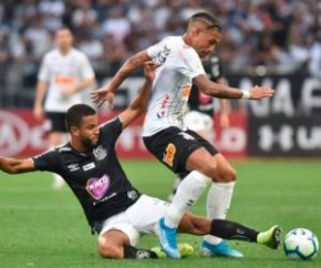 Em jogo fraco, Corinthians e Santos empatam sem gols em Itaquera.(Imagem:Ivan Storti)