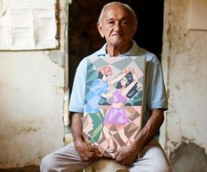 Morre de infarto o artista plástico, mestre Portelada, aos 78 anos.(Imagem:CidadeVerde.com)