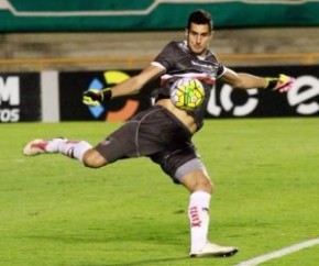 Dalton teve boa atuação pelo River-PI na primeira fase da Copa do Brasil.(Imagem:Rosiron Rodrigues)